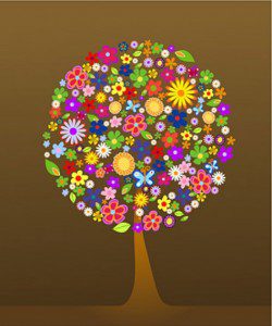 samengesteld-uit-kleurrijke-bloemen-de-bomen-vector-materiaal_15-315